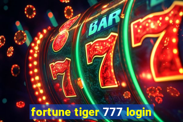 fortune tiger 777 login